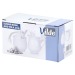 Sucrier et crémier, porcelaine blanche, 3 pièces regalo de empresa