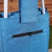 Chariot de courses avec sac, bleu, 40 l, poussette à marché ou cabas à roulettes publicidad