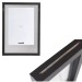 Cadre photo en bois Blake noir 26 x 37 cm, cadre photo publicidad