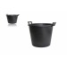Seau rond avec poignées 70 litres noir regalo de empresa