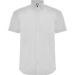 AIFOS - Chemise manches courtes et col classique almidonné et un bouton, Chemise manches courtes publicidad