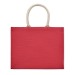Bolsa de yute de colores 43x34cm, Bolsa de arpillera publicidad