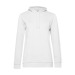 B&C #Hoodie /Women - Sudadera con capucha para mujer - Blanca, Textil B&C publicidad