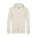 B&C Organic Zipped Hood - Organic Zipped Hoodie - Blanco regalo de empresa