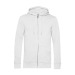 B&C Organic Zipped Hood - Organic Zipped Hoodie - Blanco, Textil B&C publicidad
