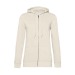 B&C Organic Zipped Hood /Mujeres - Sudadera con cremallera orgánica para mujeres - Blanco regalo de empresa