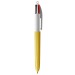 Bic® 4 colores estilo madera con cordón, bolígrafo Bic publicidad