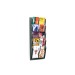 Black'Line NOIR Colonne 10 Cases 1/3A4 regalo de empresa