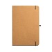 Bloc-notes A5 en cuir recyclé, Carnet à couverture rigide publicidad