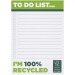 Bloc-notes A6 recyclé Desk-Mate®, bloc-notes publicidad