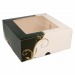 Caja de pastel cuadrada con ventana, Caja de pastelería y envoltorio de torta publicidad