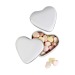 Boîte coeur avec bonbons, bonbon en forme de cœur publicidad
