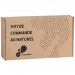 Boîte d'expédition kraft 24x19x2cm, Boîtes d\'envoi éco kraft publicidad