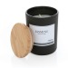 Vela perfumada Ukiyo con tapa de bambú regalo de empresa