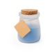 Bougie dans un pot en verre, bougie publicidad