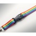 BOWYARD Lanyard en RPET arco iris, lanyard y cordón para el cuello publicidad