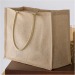 Cabas shopping en jute 40x32x19cm, Sac en toile de jute publicidad