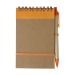 Carnet à spirale en carton et papier recyclés, carnet à spirales publicidad