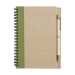 Cuaderno de espiral reciclado con bolígrafo regalo de empresa