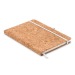 Cork a5 notebook, Cuaderno de corcho publicidad