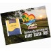 Carte A6 avec sachet de thé, boîte de thé et sachet de thé publicidad