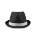 Chapeau de couleur en polyester, chapeau de paille publicidad