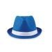 Chapeau de couleur en polyester, chapeau de paille publicidad