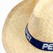 Chapeau paille blanche PLANTEUR, chapeau de paille publicidad