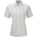 Chemise en popeline femme manches courtes Russell Collection, Textile Russell publicidad