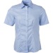 Chemise Micro Twill Femme Manches courtes - James Nicholson, Chemise manches courtes publicidad