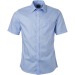 Chemise Micro Twill Homme Manches courtes - James Nicholson, Chemise manches courtes publicidad