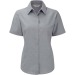 Camisa oxford de manga corta para mujer Russell Collection regalo de empresa