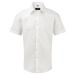 Chemisette Oxford élégante. Coupe cintrée contemporaine. Double revers sur les manches., Chemise manches courtes publicidad