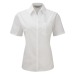 Popeline polyester/coton. Facile dentretien, repassage minimum. 7 boutons ton sur ton., Chemise manches courtes publicidad