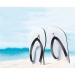 DO MEL - Flip-flops de sublimación M, Tong publicidad