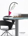 Drapeau de table avec support rond Alu, drapeau publicidad