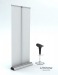 Enrouleur roll-up double face 85x200cm, kakemono publicidad