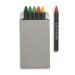 BRABO - Etui 6 crayons cire regalo de empresa