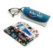 Funda de gafas de microfibra aterciopelada 160x80 mm regalo de empresa