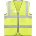Chaleco POLUX de alta visibilidad con cremallera regalo de empresa