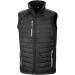 Chaleco softshell brújula negro - Resultado, Resultado textil publicidad