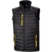 Chaleco softshell brújula negro - Resultado, Resultado textil publicidad