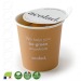 Gobelet en carton avec graines, objet écologique publicidad