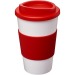 Vaso isotérmico Americano® 350ml con banda antideslizante, Taza de viaje aislante publicidad