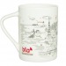 Grand mug 47cl en porcelaine, Mug en porcelaine publicidad