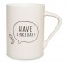 Grand mug 47cl en porcelaine, Mug en porcelaine publicidad
