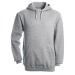 Hombres con capucha B&C, Textil B&C publicidad