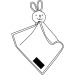 Lapin snuggle madita, doudou publicidad
