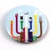 Magnet bouton bombé 65mm, magnet et aimant publicidad