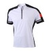Hombre del maillot de ciclismo 1/2 cremallera James & Nicholson, camiseta de ciclismo publicidad
